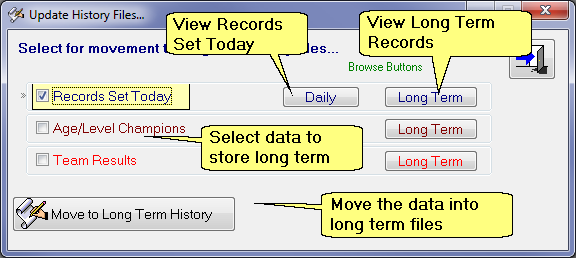 Update History Options