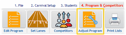 AdjustProgram AdjustProgram