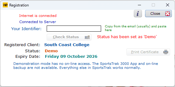 Initially opening Registration... the client is unknown Initially opening Registration... the client is unknown