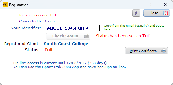 Fully authenticated Fully authenticated